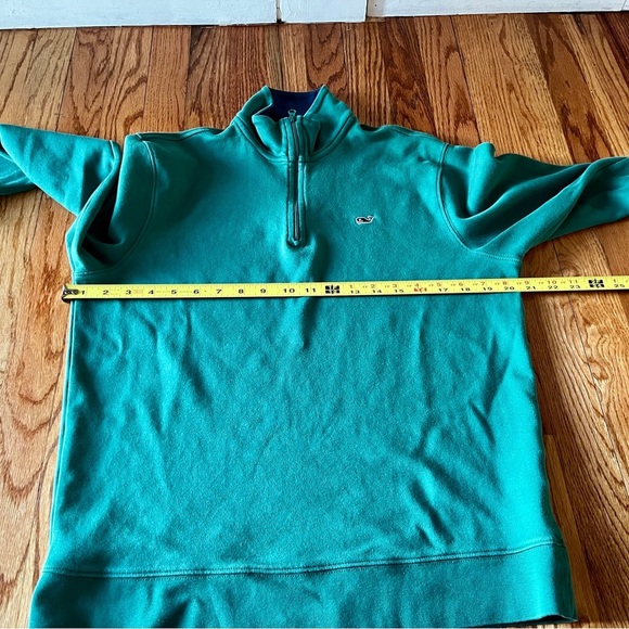 Vineyard Vines Women’s 100% Quarter Zip Sweater Green. Small - Picture 6 of 7